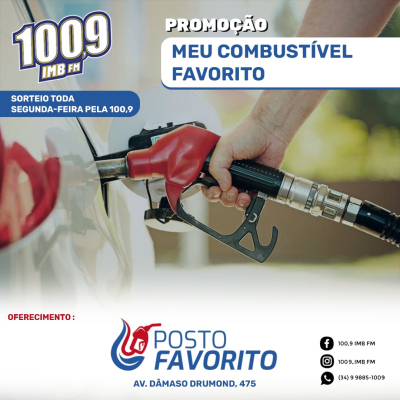 PROMOÇÃO MEU COMBUSTÍVEL FAVORITO 